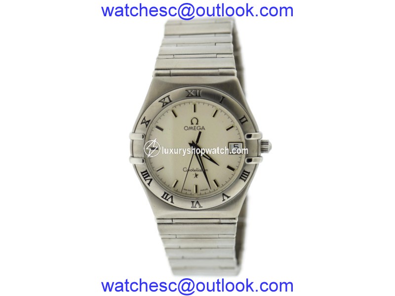 Omega Constellation Stainless Steel Quartz 34mm Unisex Watch Omega