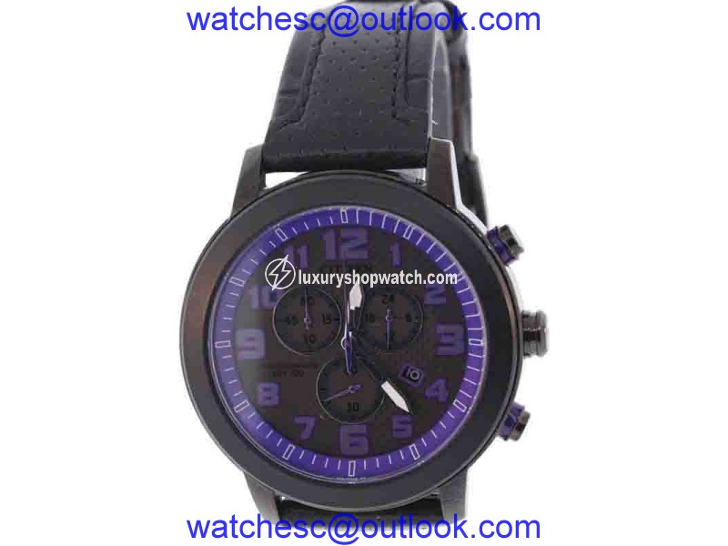 Citizen Eco-Drive AT2235-00E BRT Stainless Steel and Leather 46mm Unisex Watch Citizen