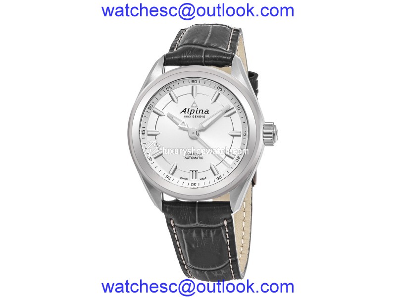 Alpina Comtesse AL-525SF2C6 Stainless Steel & Leather Automatic 34mm Womens Watch Alpina
