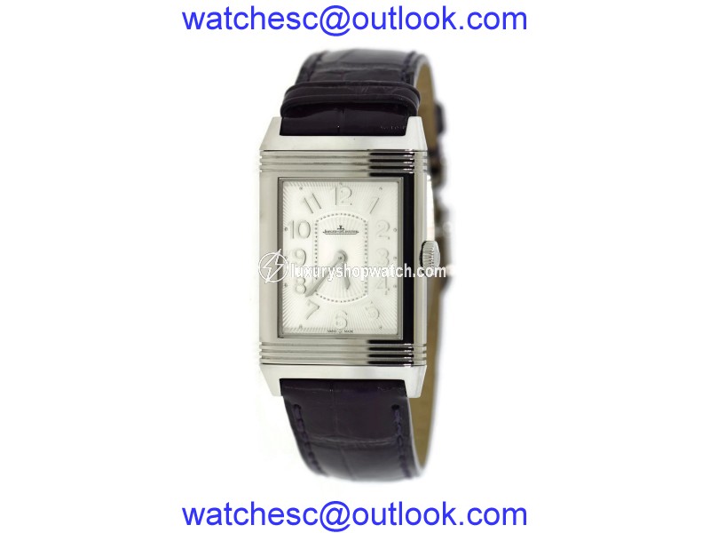 Jaeger LeCoultre Reverso Classique 268.8.47 Stainless Steel & Leather Quartz 24mm Unisex Watch Jaeger-LeCoultre