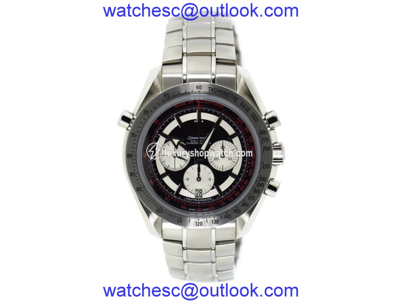 Omega Speedmaster Broad Arrow Rattrapante 3582.51.00 Chronograph Stainless Steel 44mm Mens Watch Omega