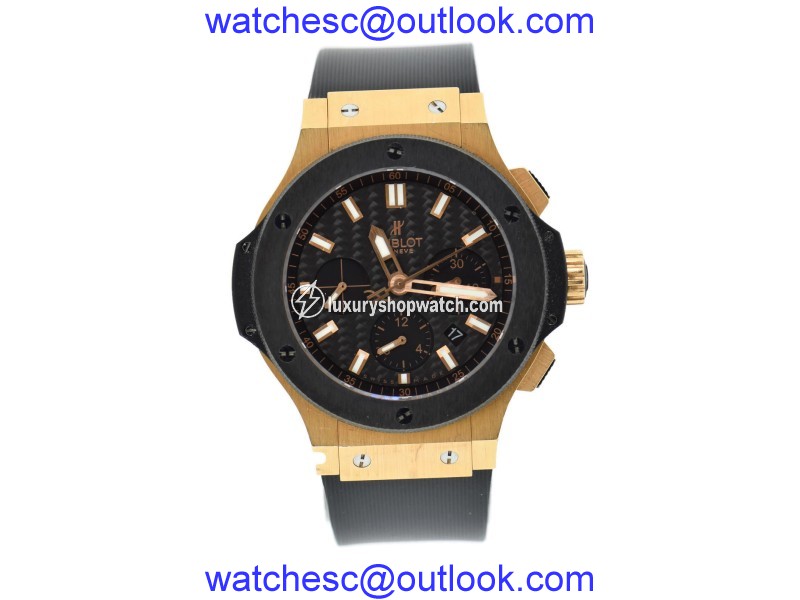 Hublot Big Bang 301.PB.131.RX 18K Rose Gold & Rubber Automatic 44mm Mens Watch Hublot