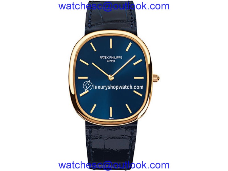 Patek Philippe 18K Yellow Gold / Leather 31mm Mens Watch Patek Phillipe