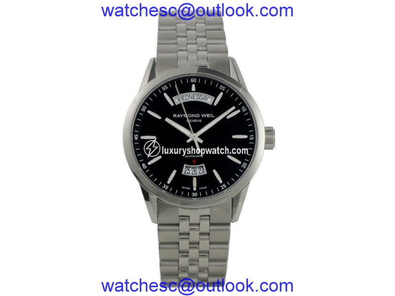 Raymond Weil 2720-ST-20021 Freelancer Day Date Automatic Stainless Steel Watch Raymond Weil