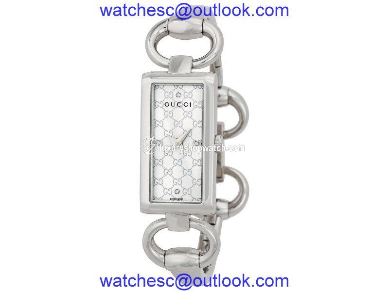 Gucci YA119507 Tornabouni Silver Dial Stainless Steel Womens Watch Gucci