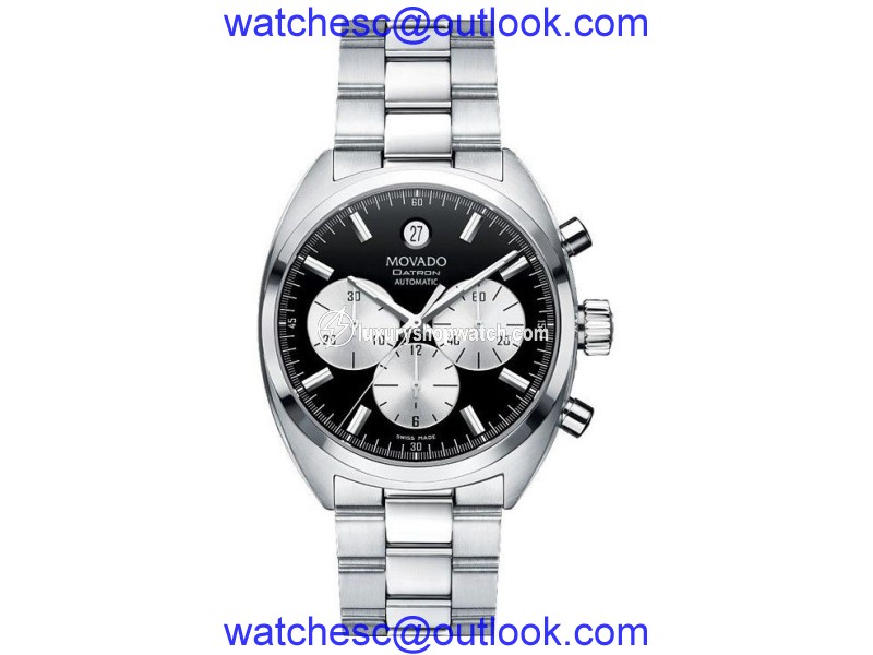 Movado 0606364 800 Series Datron Chronograph Automatic Stainless Steel Mens Watch Movado