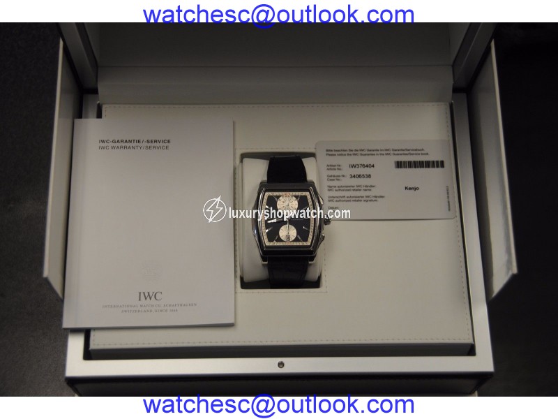 IWC IW376404 Da Vinci Flyback Chronograph Laureus Stainless Steel Mens Watch IWC