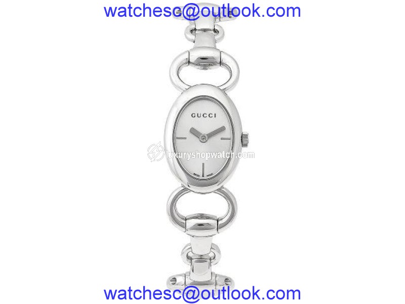 Gucci YA118502 Tornabouni Silver Dial Stainless Steel Womens Watch Gucci