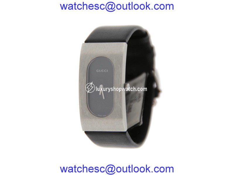 Gucci YA024501 2400L Black Dial Stainless Steel Watch Gucci