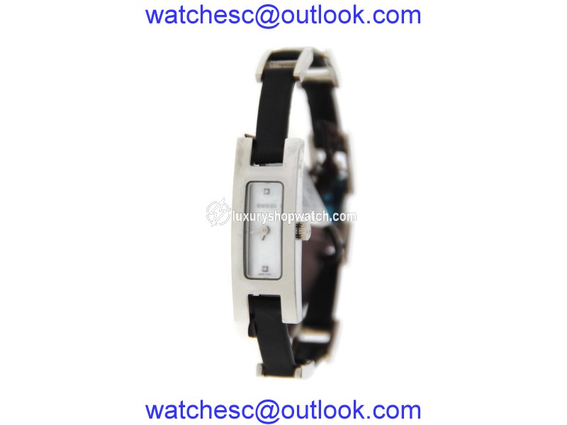 Gucci YA039506 3900L G Link Diamond Mother-of-Pearl Dial Stainless Steel Watch Gucci