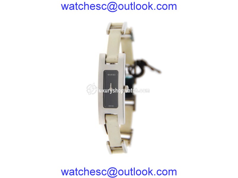 Gucci YA039525 3900L G Link Black Dial Stainless Steel Watch Gucci
