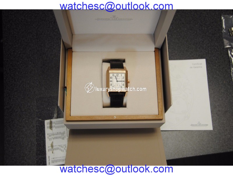 Jaeger LeCoultre Q7002420 Squadra Hometime 18K Rose Gold Mens Watch Jaeger-LeCoultre