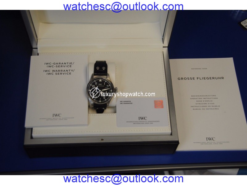 IWC Big Pilot 7 Day Power Reserve 5009 Stainless Steel 46mm Mens Watch IWC