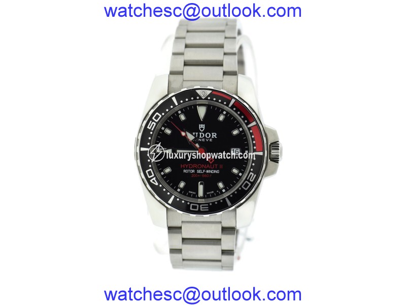 Tudor Hydronaut II 20060N Stainless Steel Black Dial 40mm Mens Watch Tudor