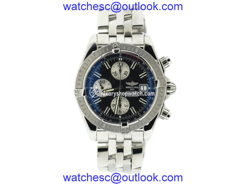 Breitling Chronomat Evolution A13356 Stainless Steel Automatic 43mm Mens Watch Breitling