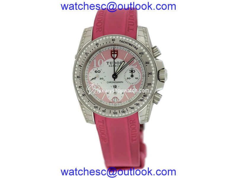 Tudor Diamond Chronograph 20310 Stainless Steel & Rubber 41mm Watch Tudor