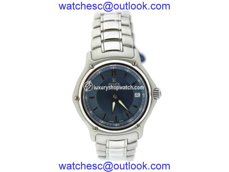 Ebel 1911 9187241 Stainless Steel Blue Dial Quartz 38mm Mens Watch Ebel