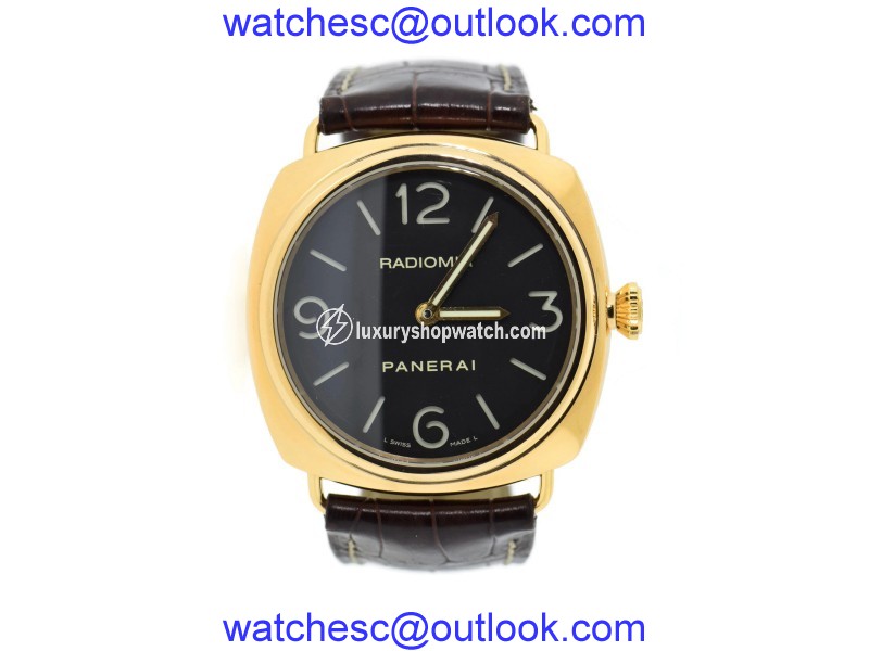 Panerai Radiomir PAM321 18K Rose Gold & Leather Manual 45mm Mens Watch Panerai