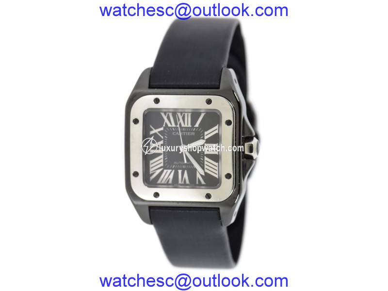 Cartier Santos 100 W2020008 Stainless Steel Automatic 36mm Mens Watch Cartier
