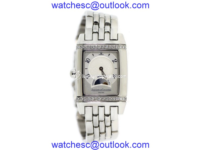 Jaeger LeCoultre Reverso 296.8.74 Stainless Steel with Diamond Manual 25mm Womens Watch Jaeger-LeCoultre
