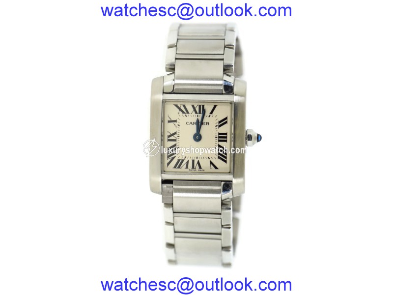 Cartier Tank Francaise W51008Q3 Stainless Steel Quartz 20mm Womens Watch Cartier