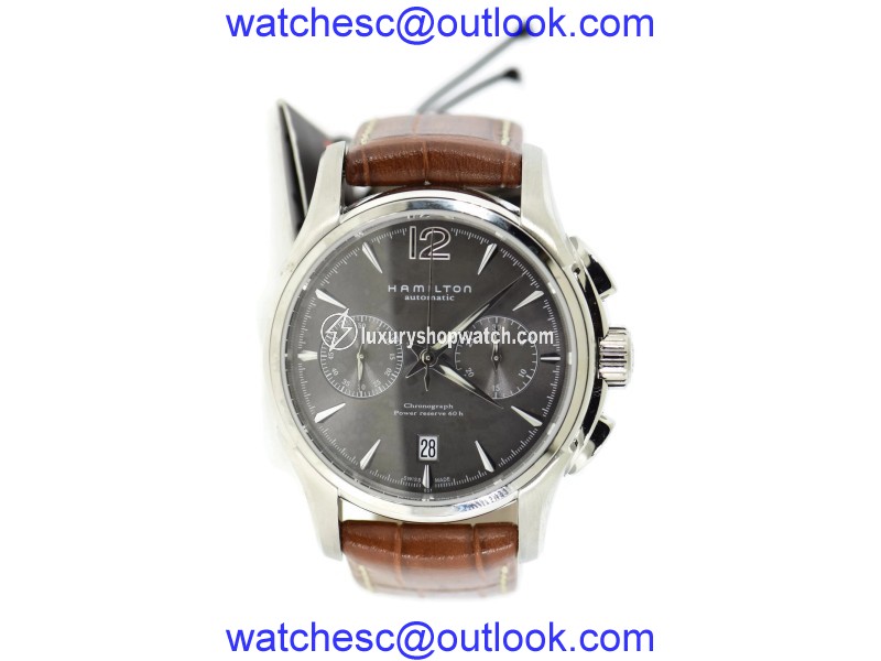 Hamilton Jazzmaster H32606585 Stainless Steel & Leather Automatic 43mm Mens Watch Hamilton