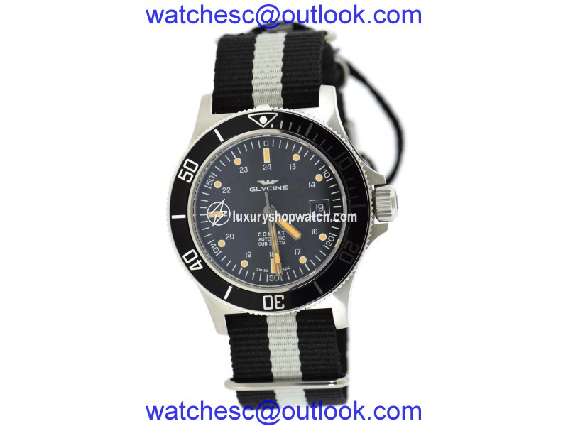 Glycine Combat GL0083 Stainless Steel 42mm Mens Watch Glycine