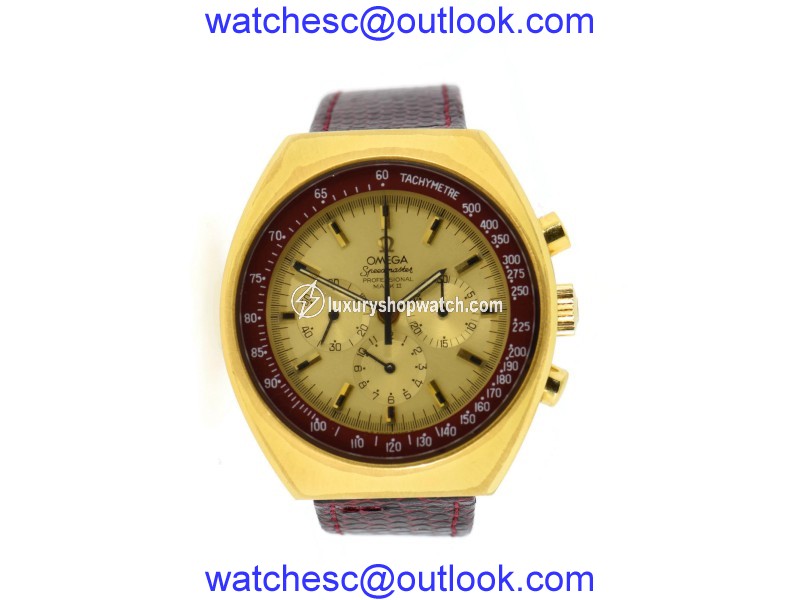 Omega Speedmaster 145.031 Gold Plated Steel Vintage 41mm Mens Watch Omega