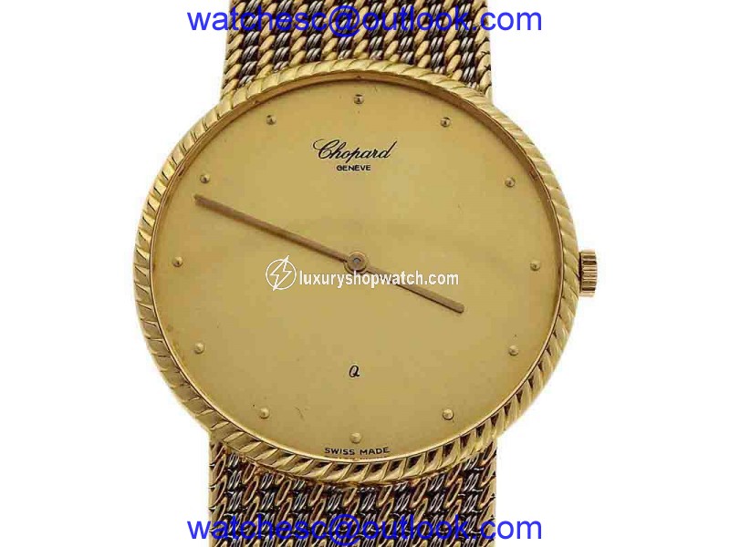Chopard 18K Yellow and White Gold Vintage 32mm Unisex Watch Chopard