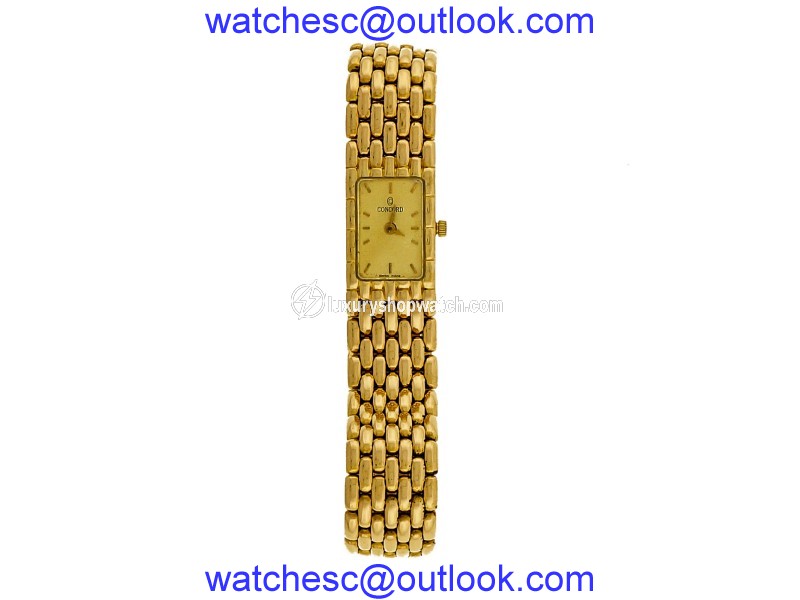 Concord 18K Yellow Gold Quartz 13mm Womens Watch Concord