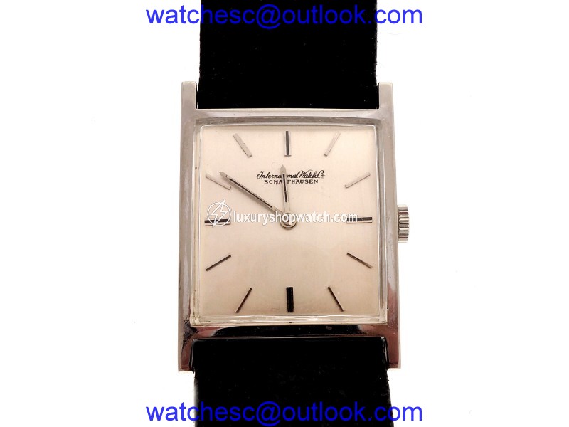 IWC 18K White Gold Manual Vintage 25.67mm Mens Watch IWC