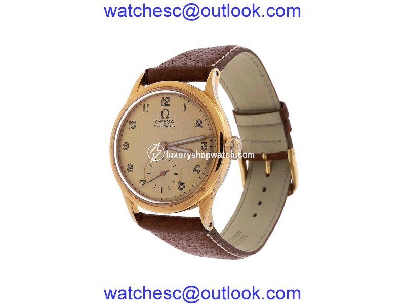 Omega Gold Plated Automatic Vintage 32mm Unisex Watch Omega