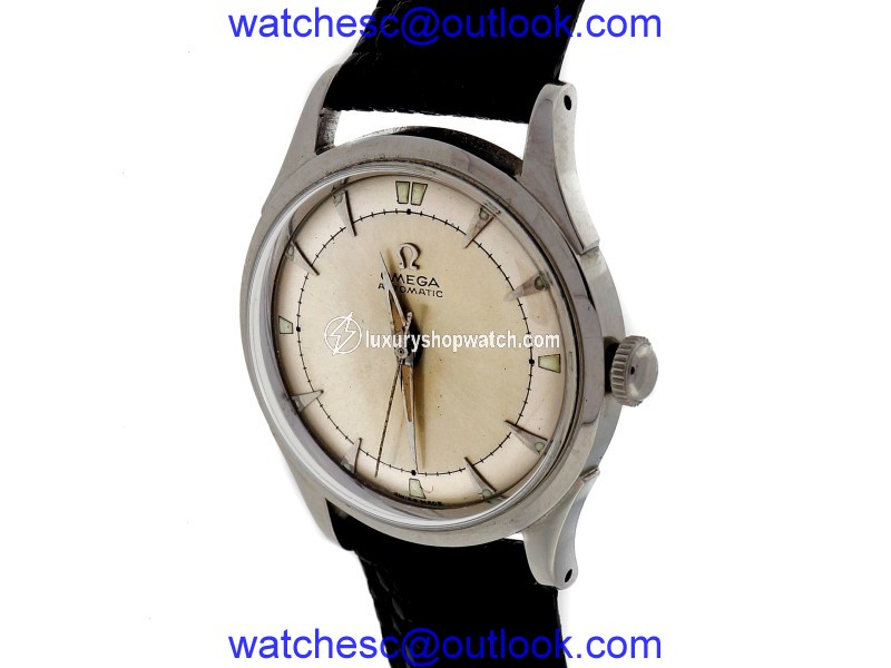 Omega Bumper 351 Automatic Stainless Steel 33mm Womens Watch 1960 Omega