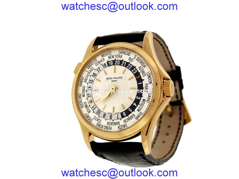 Patek Philippe World Time 5110J Self Wind 18K Yellow Gold 240/188 36mm Mens Wrist Watch |