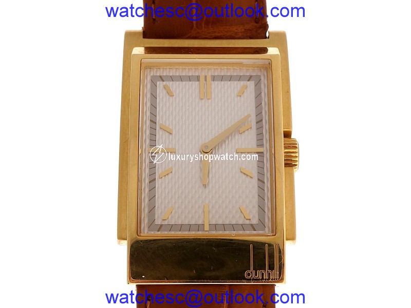 Dunhill 18K Yellow Gold Quartz 26.13mm Mens Watch Dunhill
