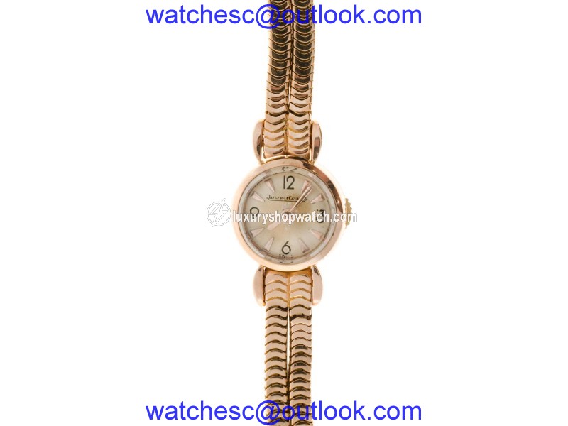 Jaeger Lecoultre 18K Pink Gold Manual 22mm Womens Watch Jaeger Lecoultre