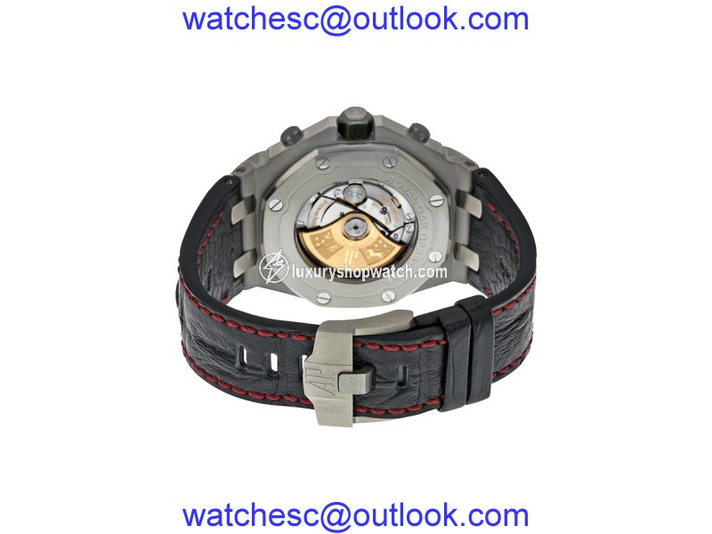 Audemars Piguet Royal Oak Offshore Stainless Steel & Leather 42mm Watch Audemars Piguet