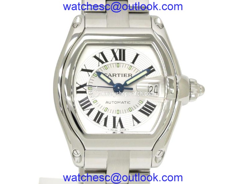 Cartier Roadster W62000V3 Stainless Steel Automatic 44mm Mens Watch Cartier