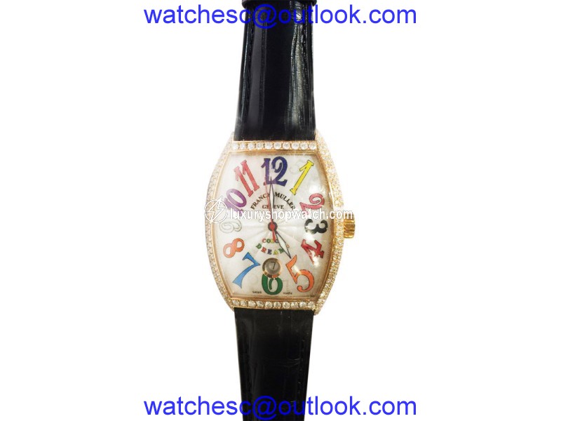 Frank Muller Color Dreams 7851 Yellow Gold 35.5mm Watch Franck Muller