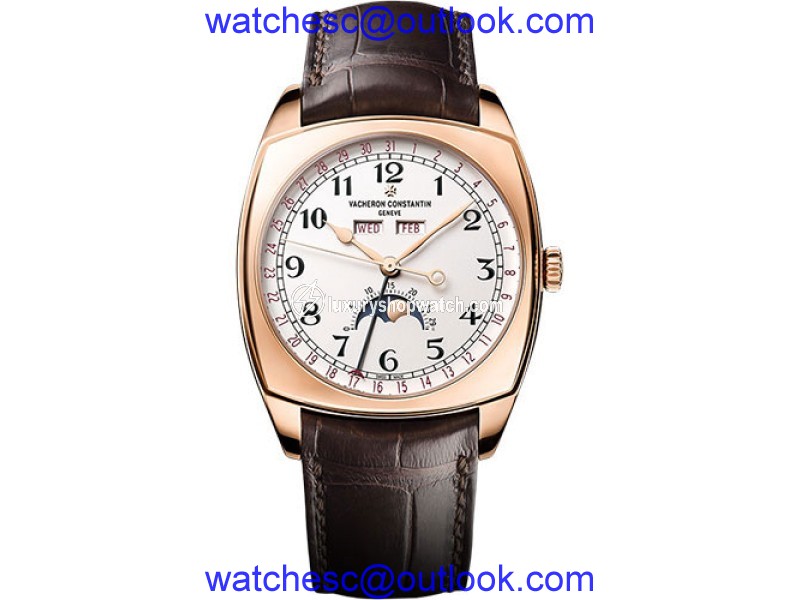 Vacheron Constantin Harmony 4000S/000R-B123 18K Rose Gold with Silver Dial 40mm Mens Watch Vacheron Constantin