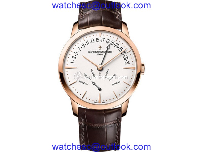 Vacheron Constantin Patrimony 4000U/000R-B110 18K Rose Gold & Leather with Automatic 42.50mm Mens Watch Vacheron Constantin