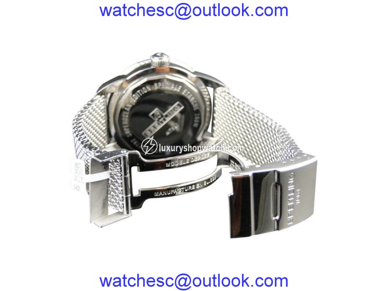 Breitling Superocean Heritage 7.75 Ct Diamond Mesh Band Mens Watch Breitling