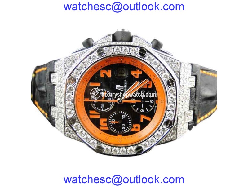 Audemars Piguet Royal Oak Offshore Volcano 12 Ct Diamond Mens Watch Audemars Piguet