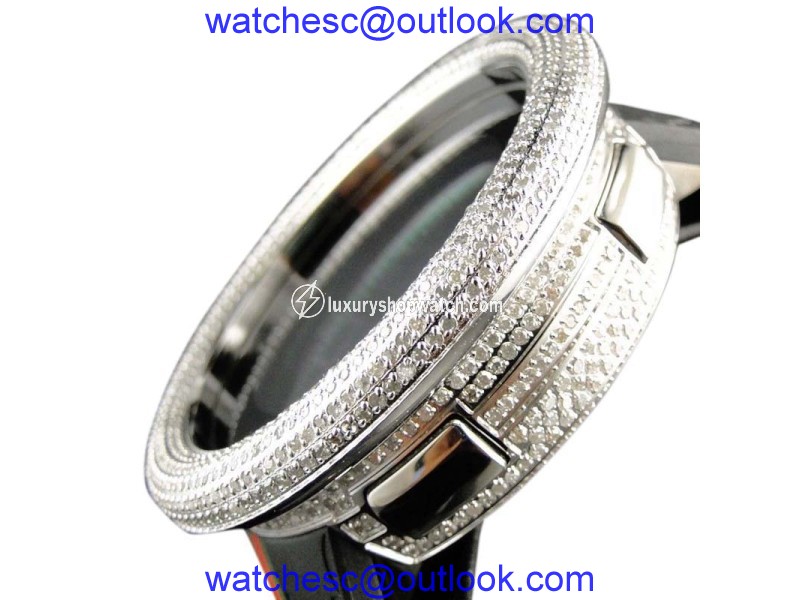 Gucci Digital Ya114207 White Diamond Custom Dome Big Full I Mens 53 mm Watch Gucci