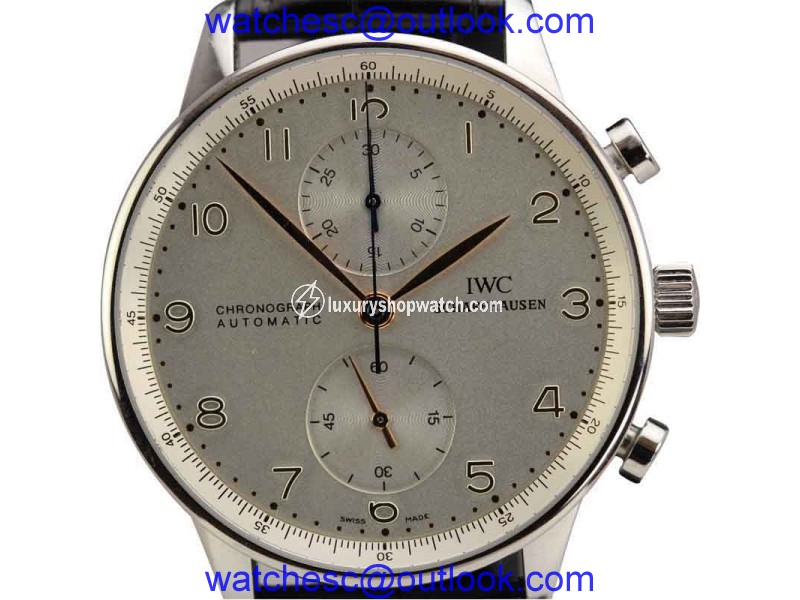 IWC 3714 Portuguese Chronograph Automatic Stainless Steel Watch IWC