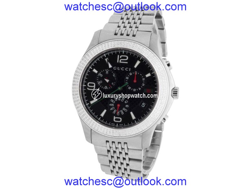 Gucci 101 G-Timeless Big Face 45mm Swiss Diamond Watch Gucci
