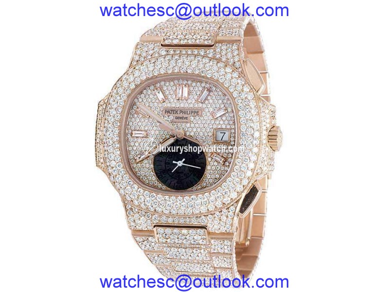 Patek Philippe Nautilus 5980/1R 18K Rose Gold 40.5mm Mens Watch Patek Phillipe