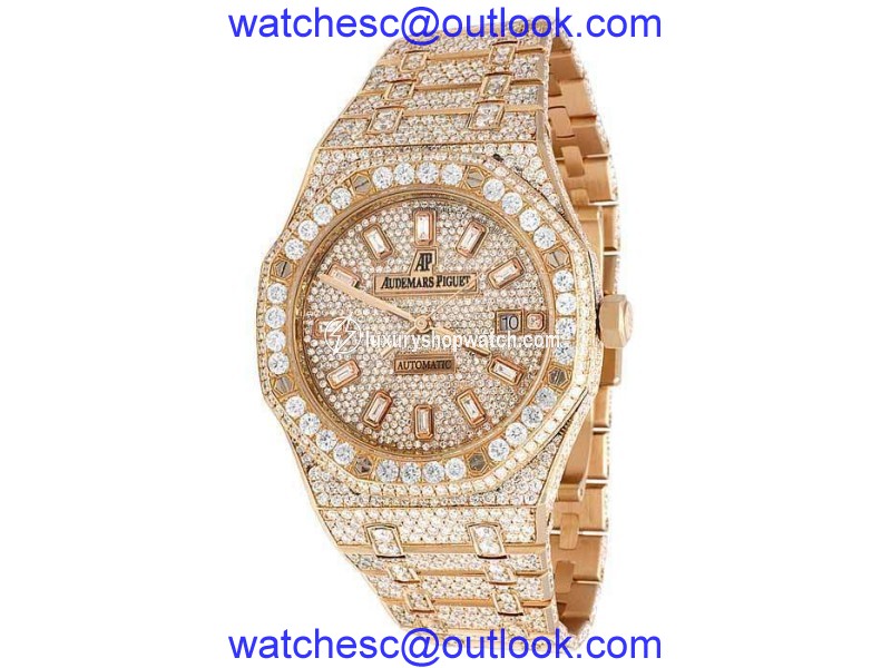 Audemars Piguet Royal Oak 15400OR.OO.1220OR.02 18K Rose Gold 41mm Mens Watch Audemars Piguet
