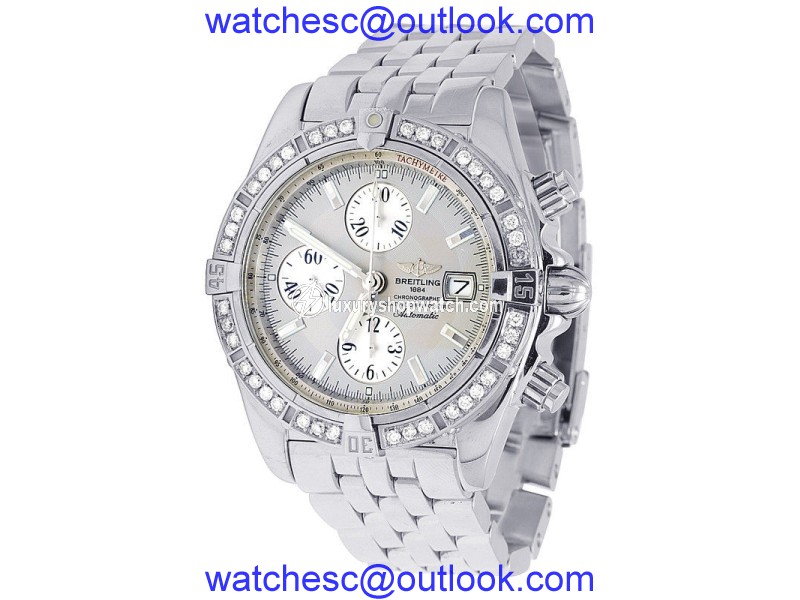 Breitling Chronomat A13356 Stainless Steel 43mm Mens Watch omega