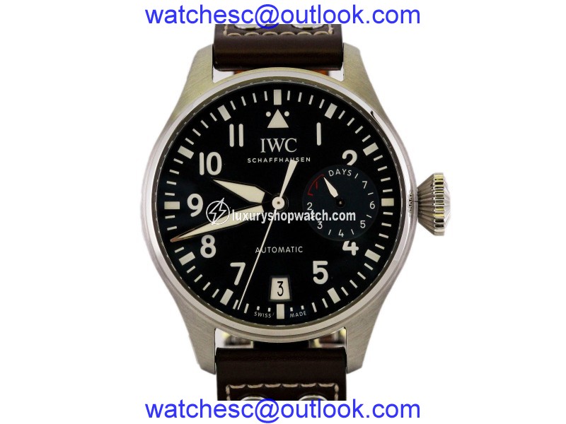 IWC Big Pilot IW500916 Stainless Steel & Leather Automatic 46.2mm Mens Watch IWC